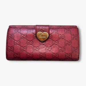 Gucci GG Marmont Heart Clasp Wallet